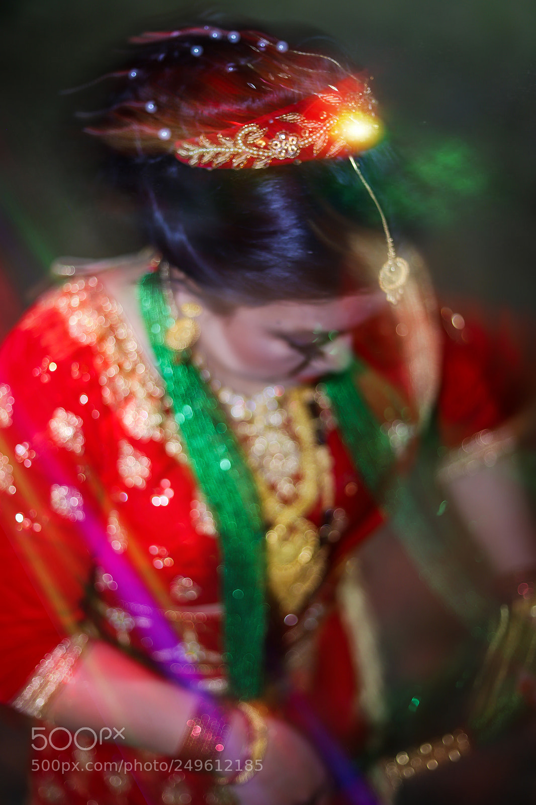 Canon EOS 6D Mark II sample photo. Nepali bride in rush photography