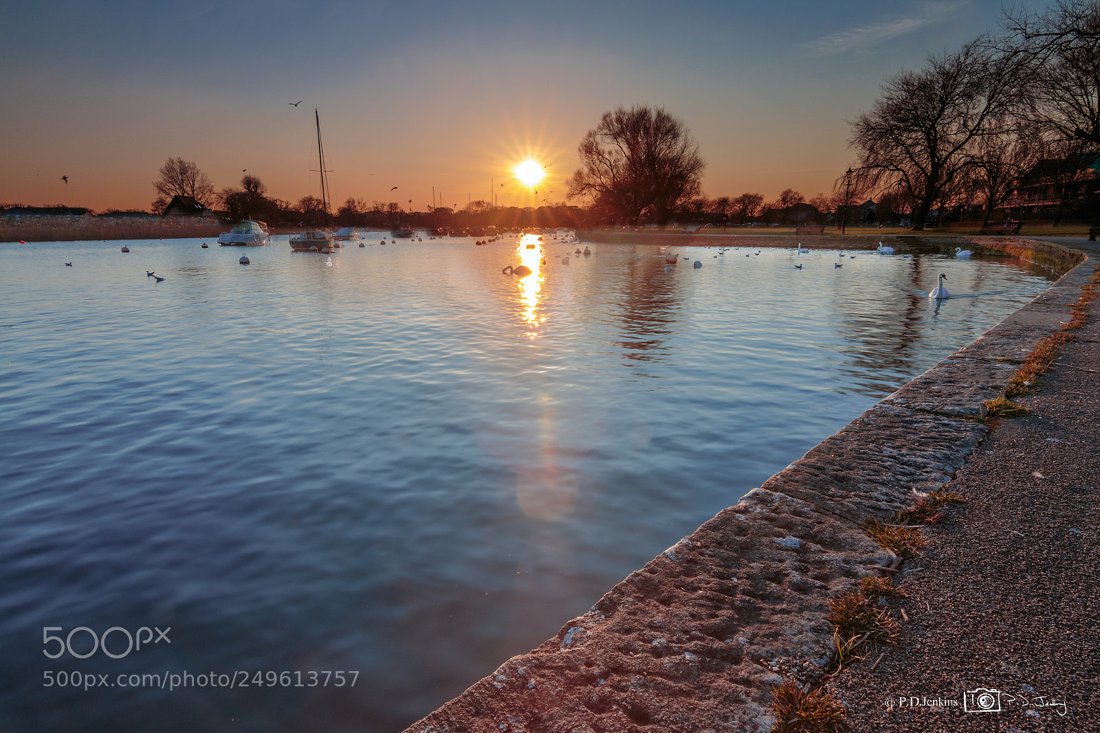 Canon EOS 70D sample photo. Sunset at christchurch quay photography