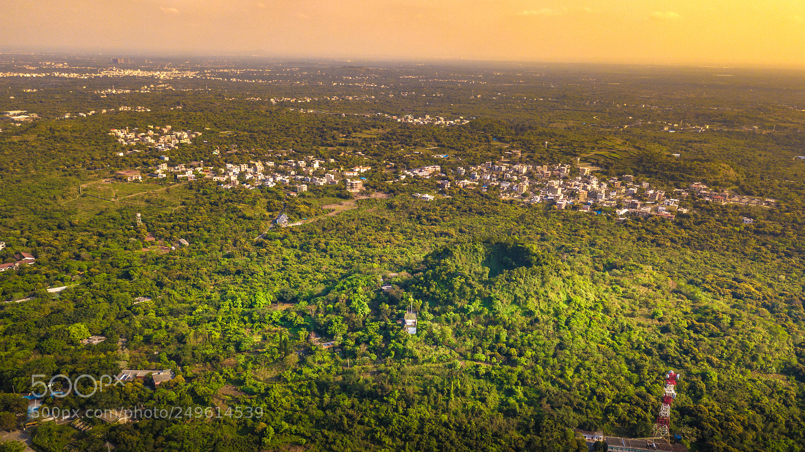 DJI FC220 sample photo. Extinct volcano photography