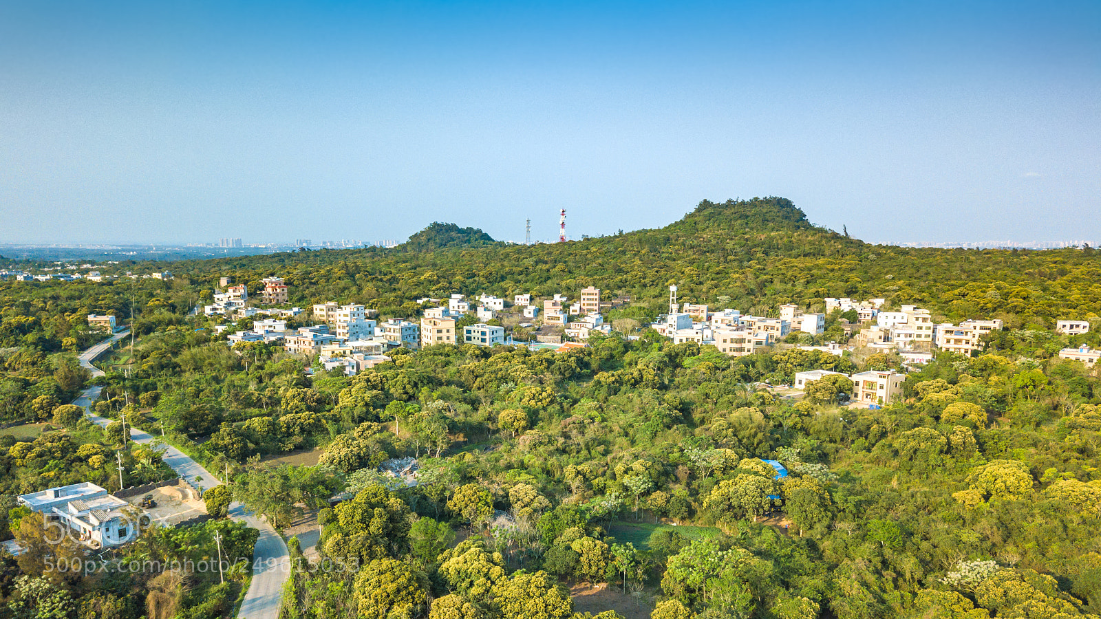 DJI FC220 sample photo. Extinct volcano photography