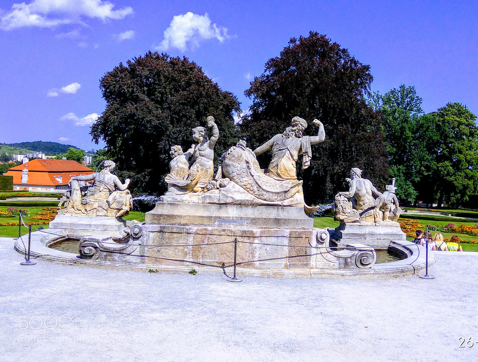 Xiaomi Redmi Note3 sample photo. Český krumlov castle garden. photography