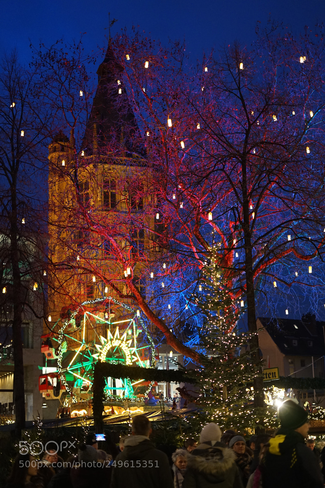 Sony a7 II sample photo. Christmas market in cologne photography
