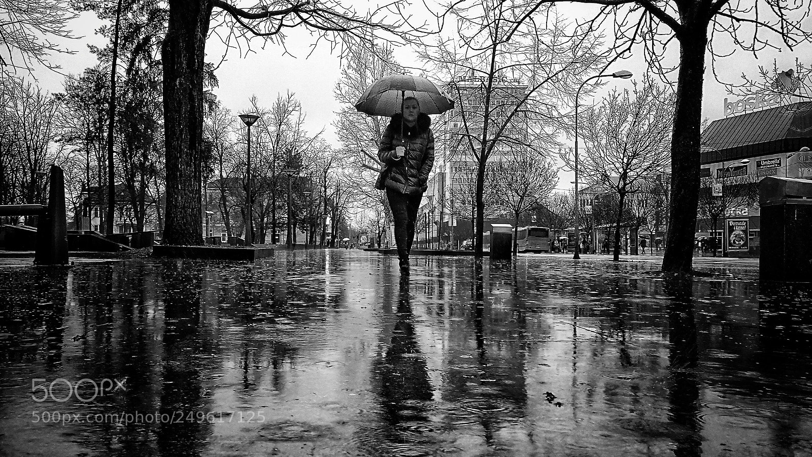 HUAWEI Mate 9 sample photo. Rain in banja luka photography