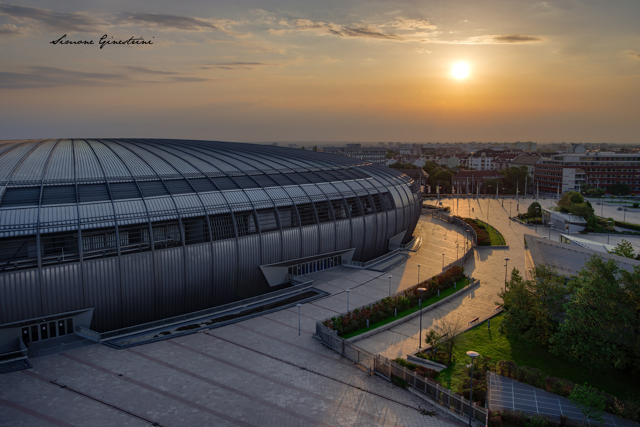 Pentax K-1 sample photo. Budapest sport arena photography