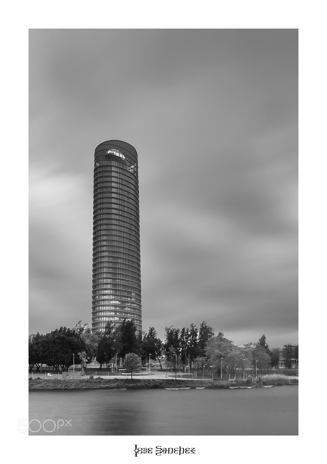 Nikon D700 sample photo. Building and fast clouds photography