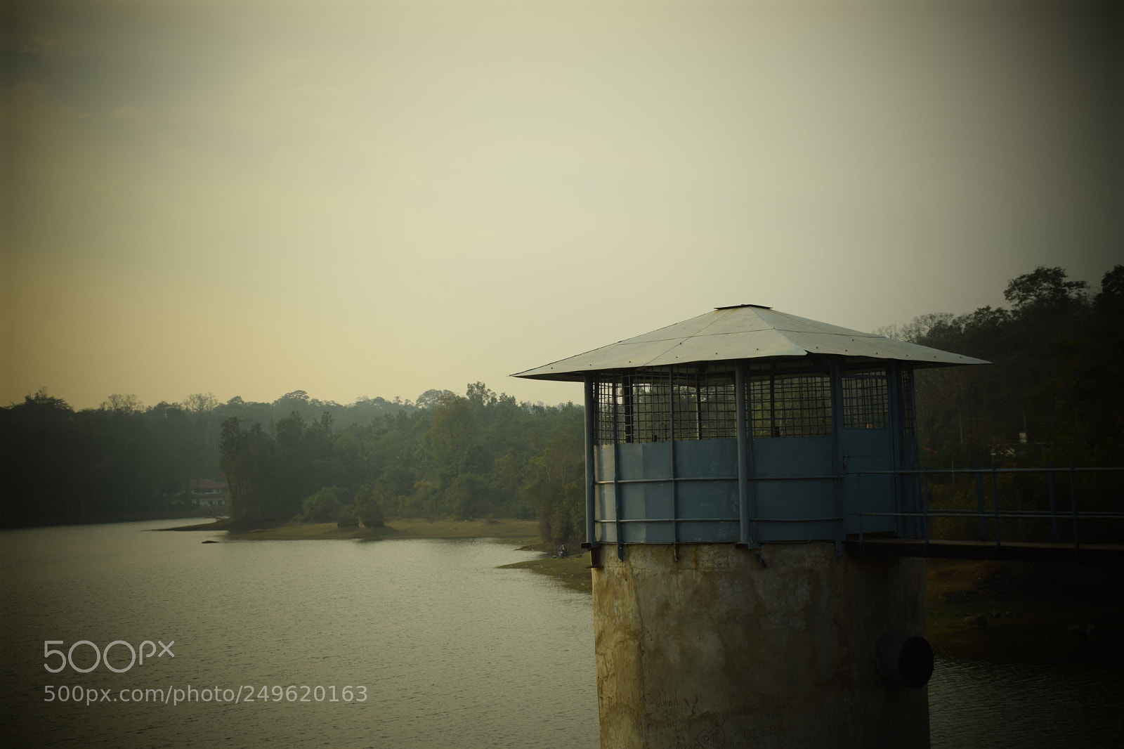 Nikon D5300 sample photo. Structure at a dam photography