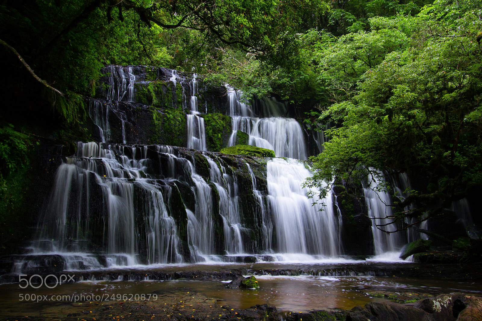 Canon EOS 60D sample photo. Purakaunui falls photography