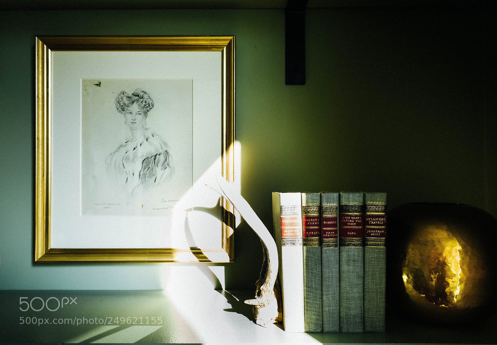 Ricoh GR II sample photo. Office shelf photography