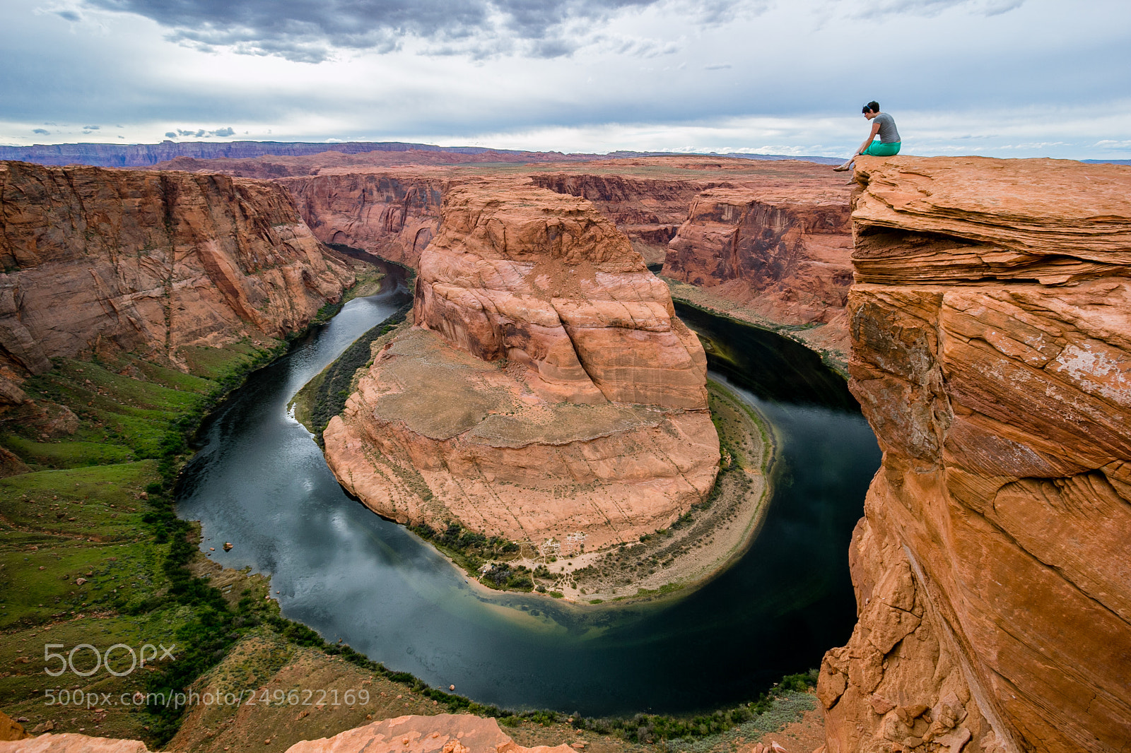 Canon EOS 60D sample photo. Girl at horseshoe bend photography