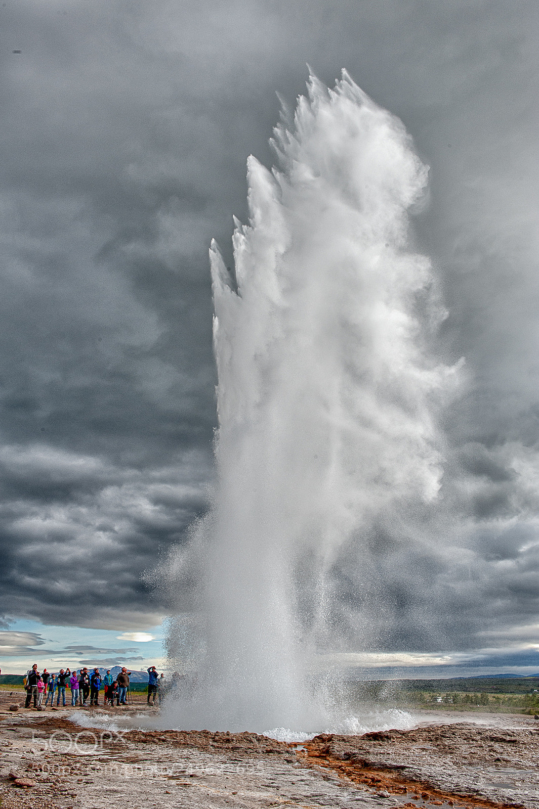 Nikon D3 sample photo. Geyser stokkur photography