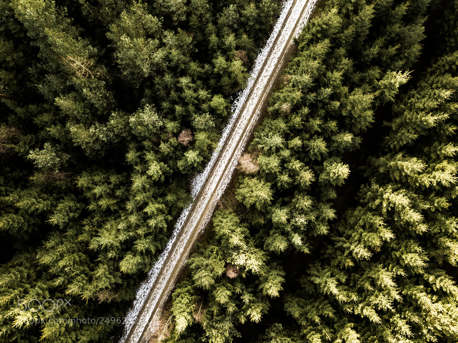 DJI FC220 sample photo. A road in the photography