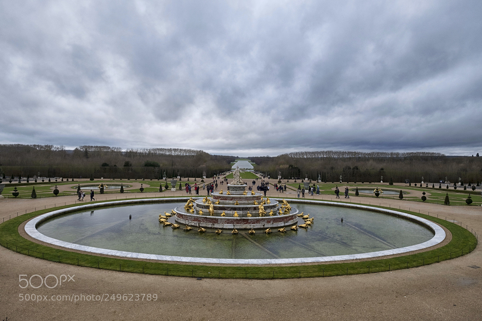 Fujifilm X-T2 sample photo. Pond at versailles palace photography
