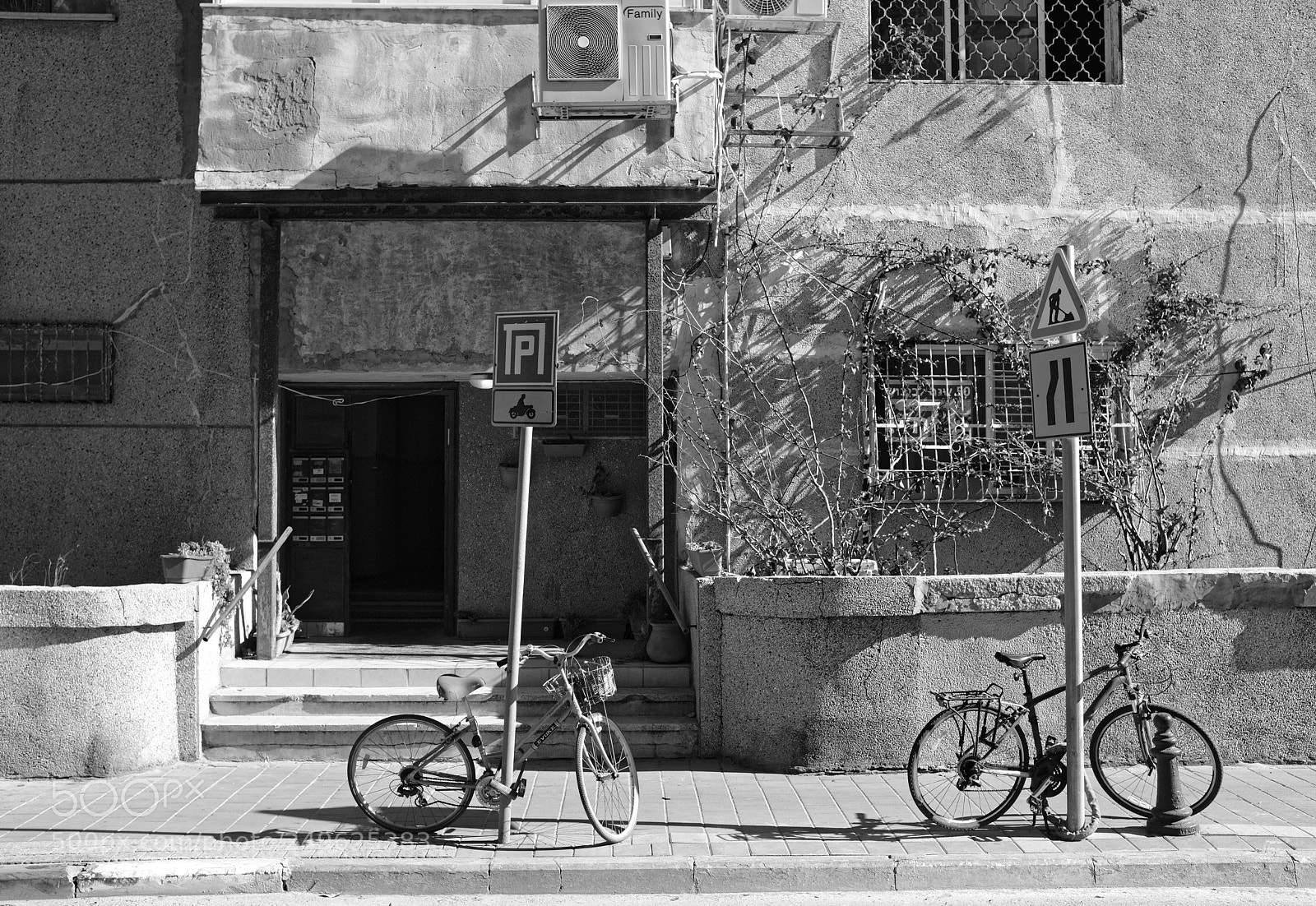Fujifilm X100F sample photo. Bicycle parking photography