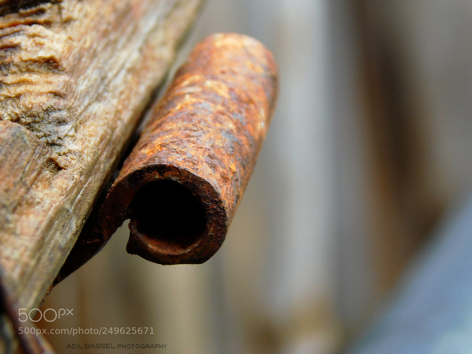 Nikon Coolpix L840 sample photo. Rusty door hinges photography