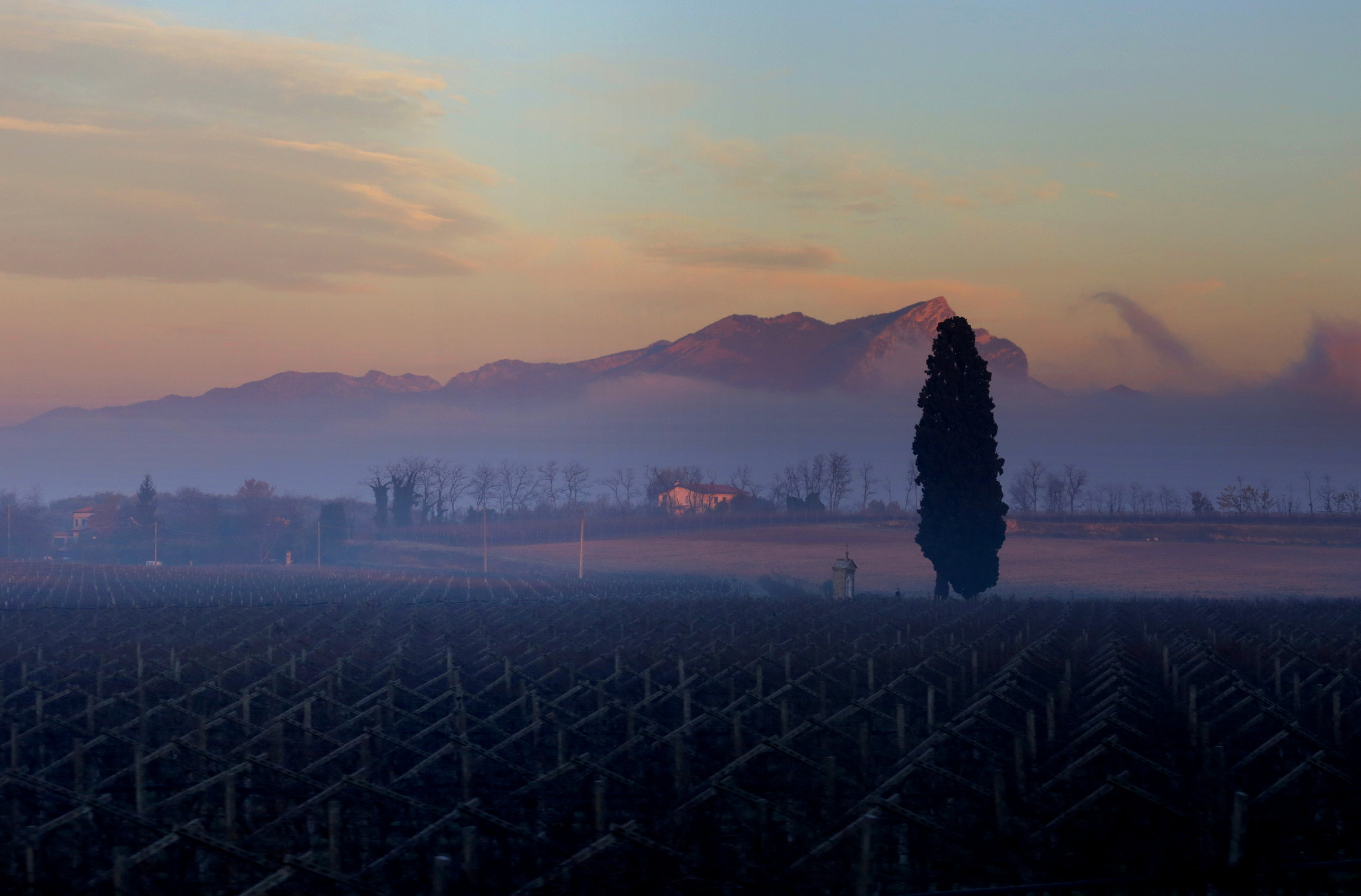Canon EF 70-300mm F4-5.6L IS USM sample photo. Winter sunrise photography