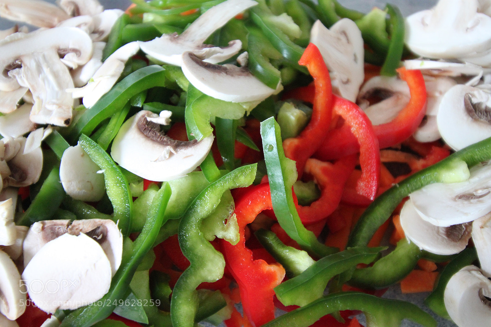 Canon EOS 500D (EOS Rebel T1i / EOS Kiss X3) sample photo. Stir fry ingredients photography
