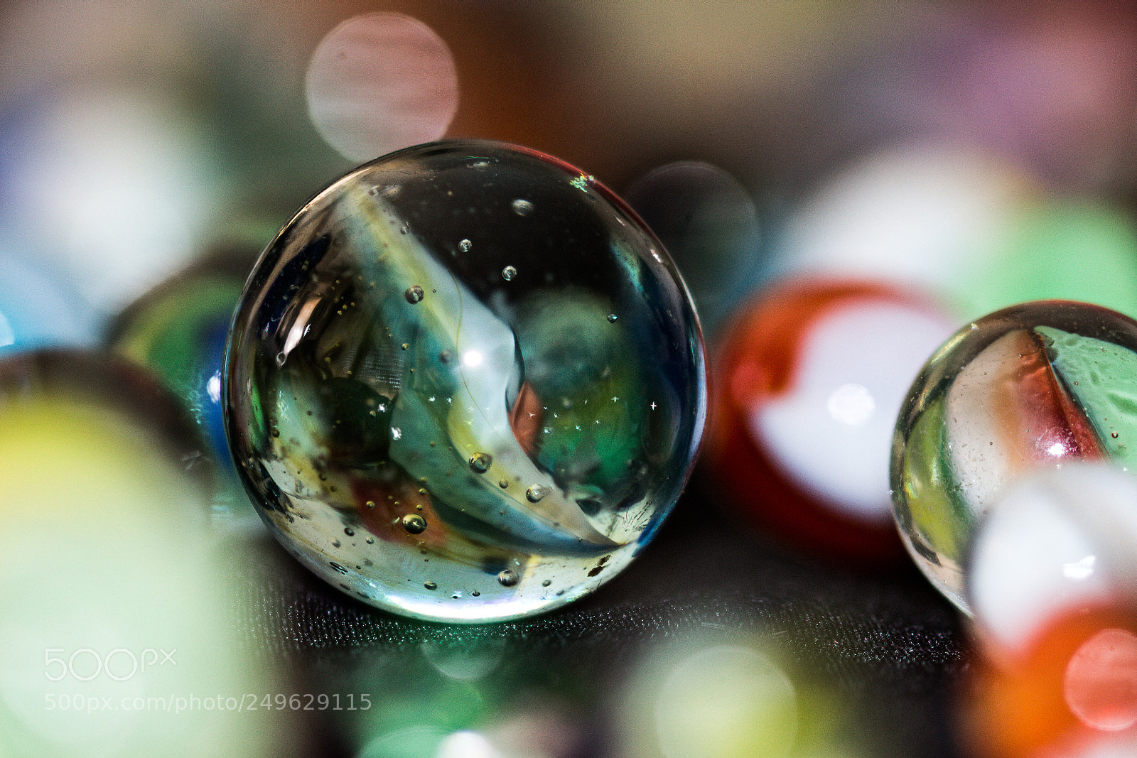Canon EOS 700D (EOS Rebel T5i / EOS Kiss X7i) sample photo. Marbles of colored glass photography