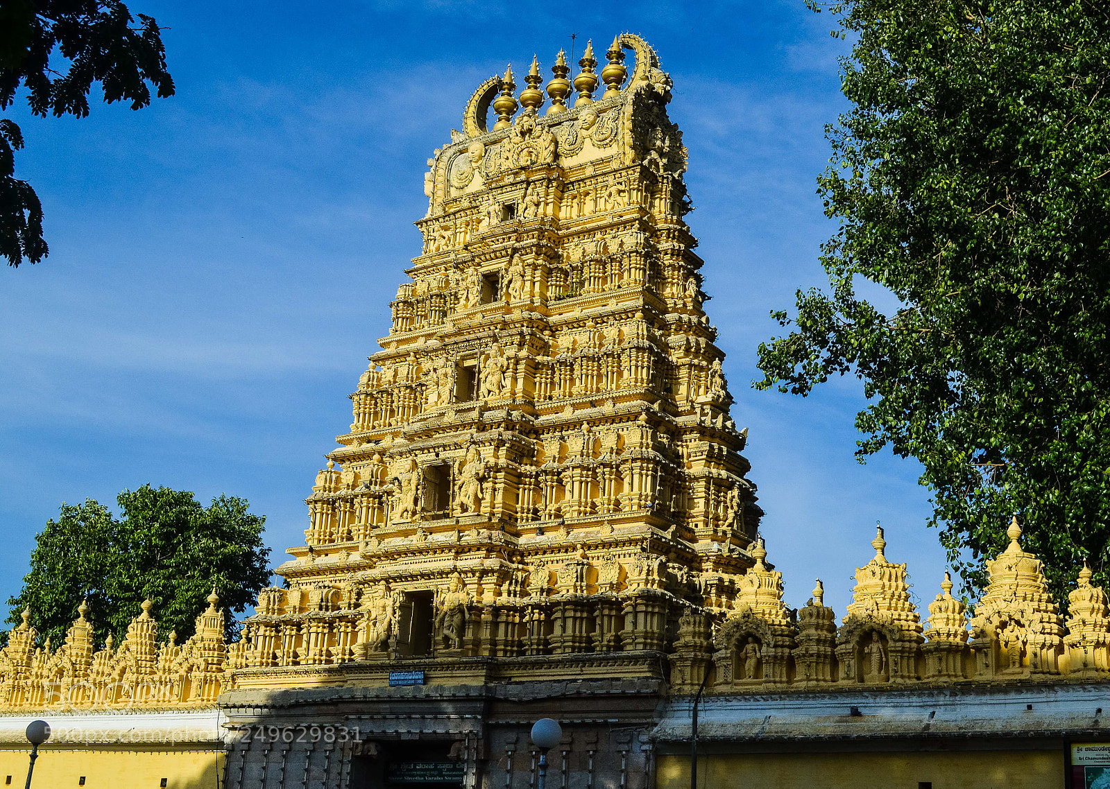 Nikon D5100 sample photo. Temple at the mysore photography