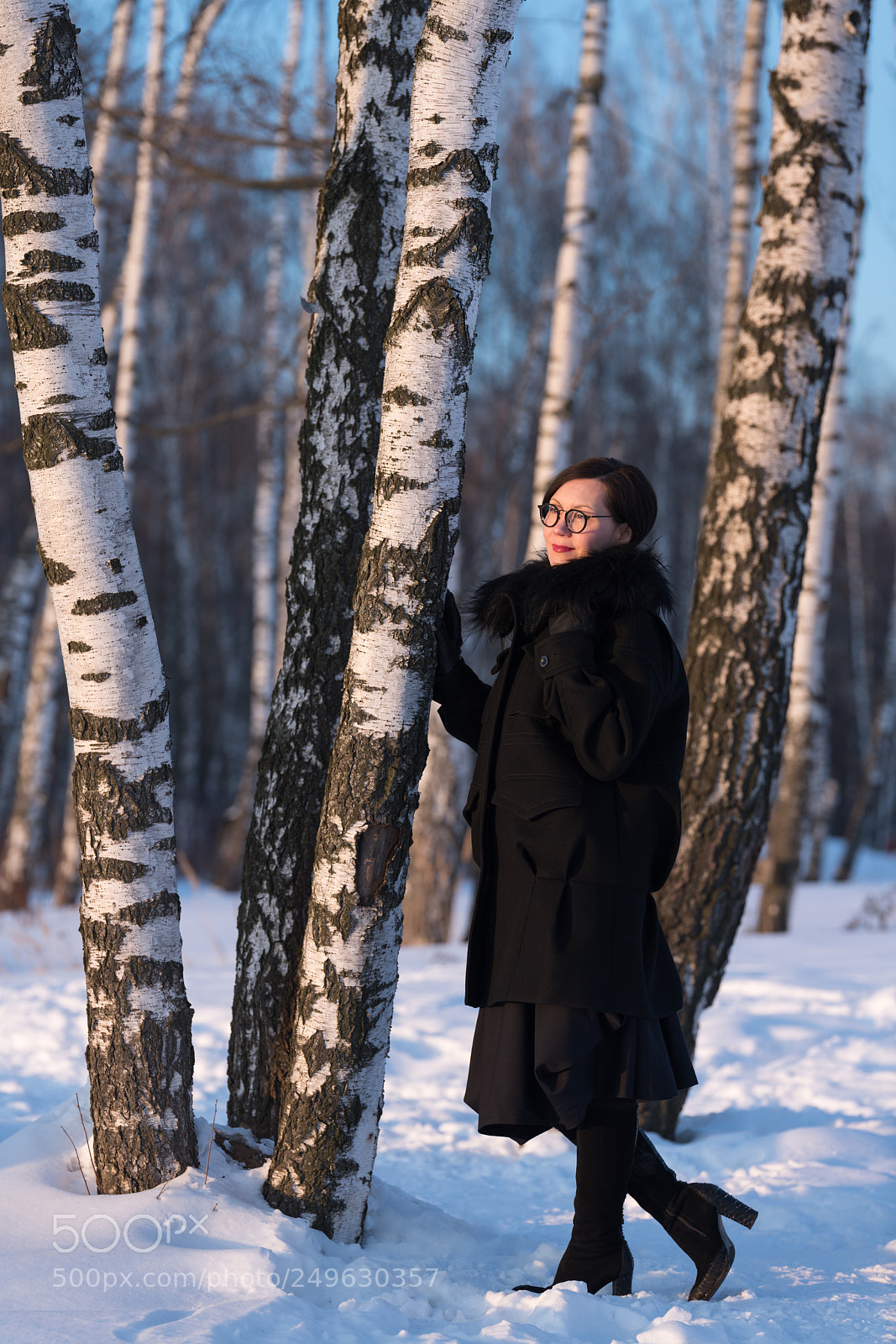 Sony a7R III sample photo. Winter lady photography