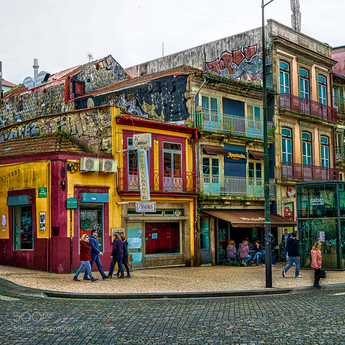 Sony a7R II sample photo. Street of porto photography