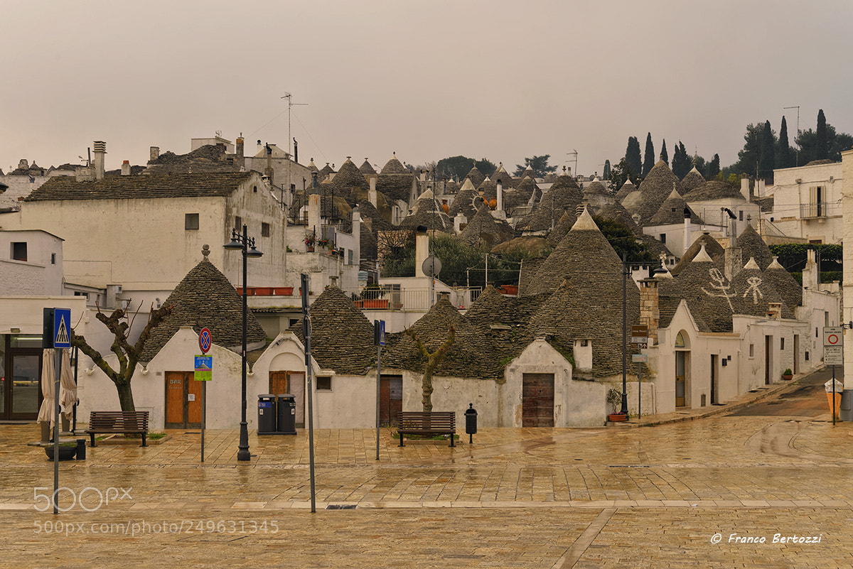 Nikon D610 sample photo. Alberobello in the morning photography