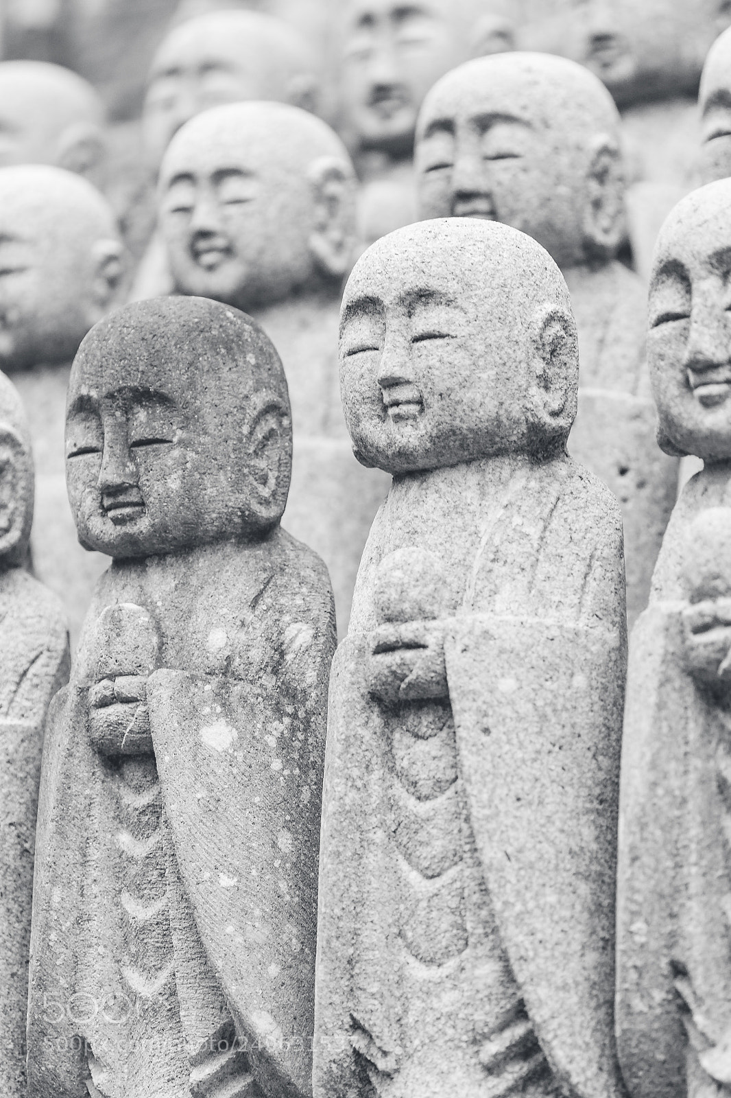 Canon EOS 450D (EOS Rebel XSi / EOS Kiss X2) sample photo. Jizo statues at hase-dera photography