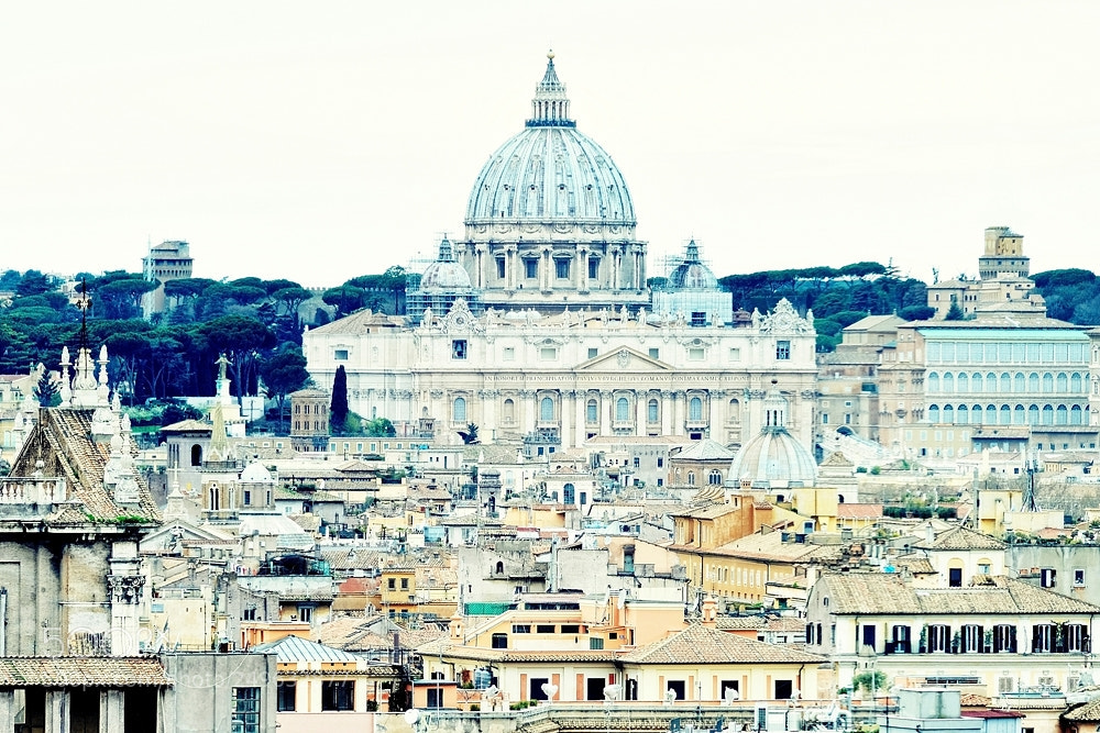 Fujifilm X-T2 sample photo. Roofs of rome photography