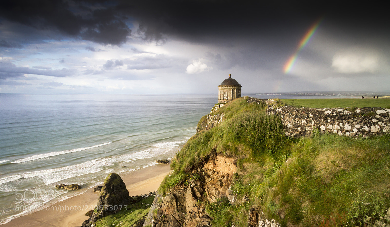 Canon EOS 7D sample photo. Magic hour at mussenden photography