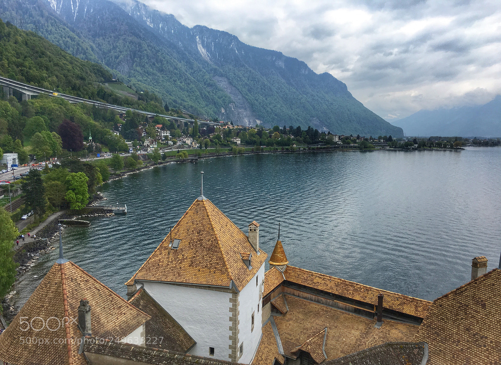 Apple iPhone 6s sample photo. Montreux shore photography
