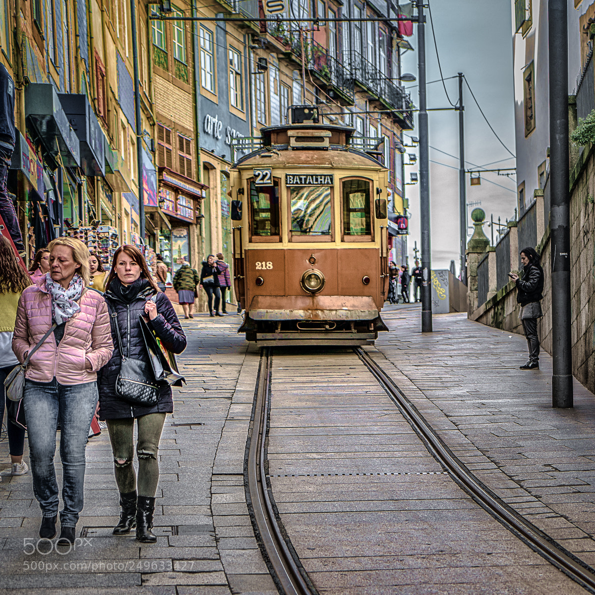 Sony a7R II sample photo. Street of porto ii photography