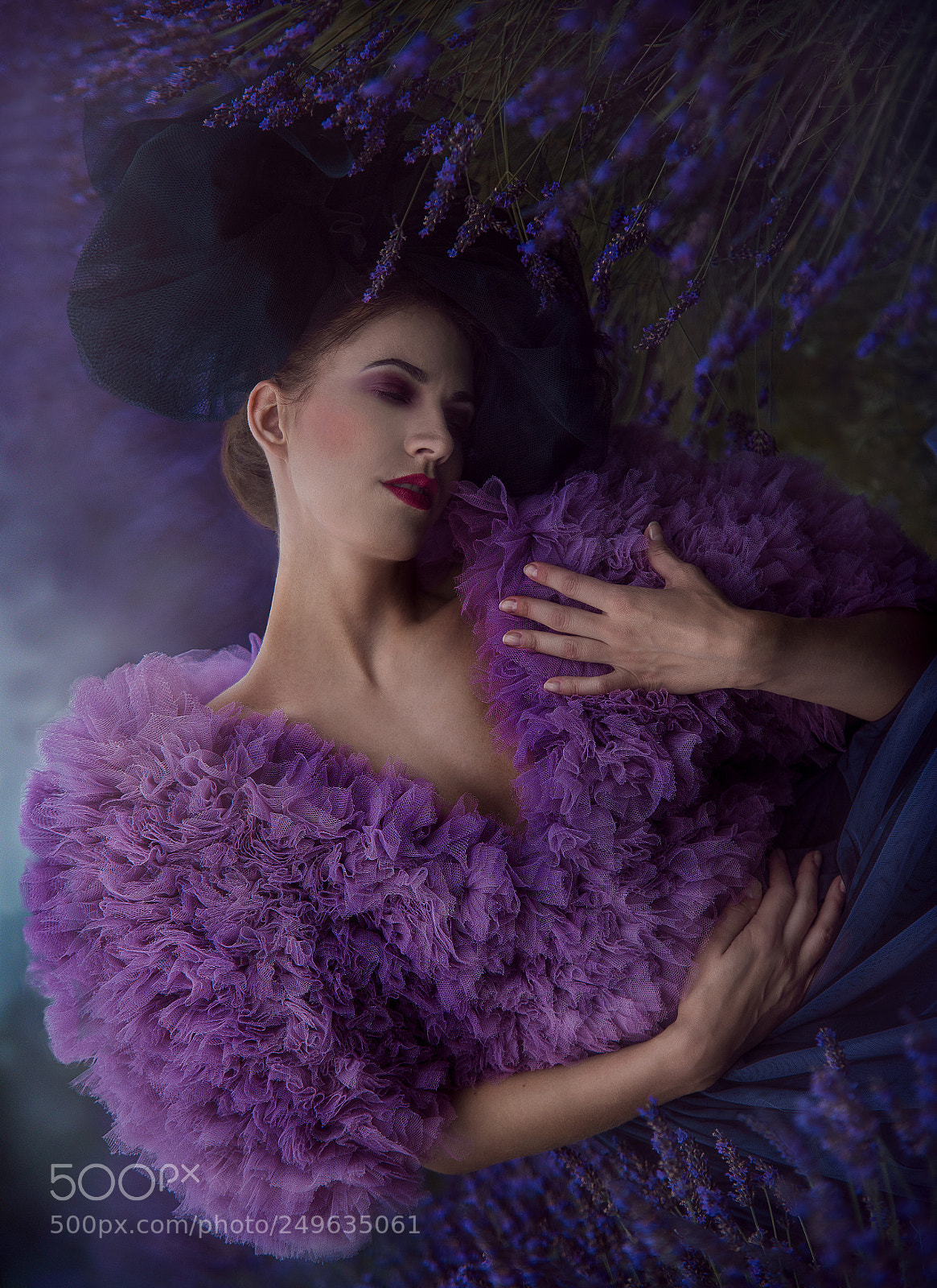 Nikon D810 sample photo. Deep violet romance photography