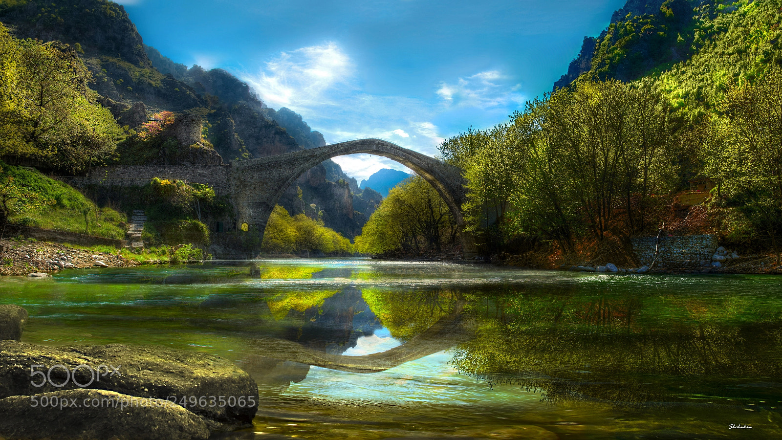Nikon D5200 sample photo. Konitsa bridge photography