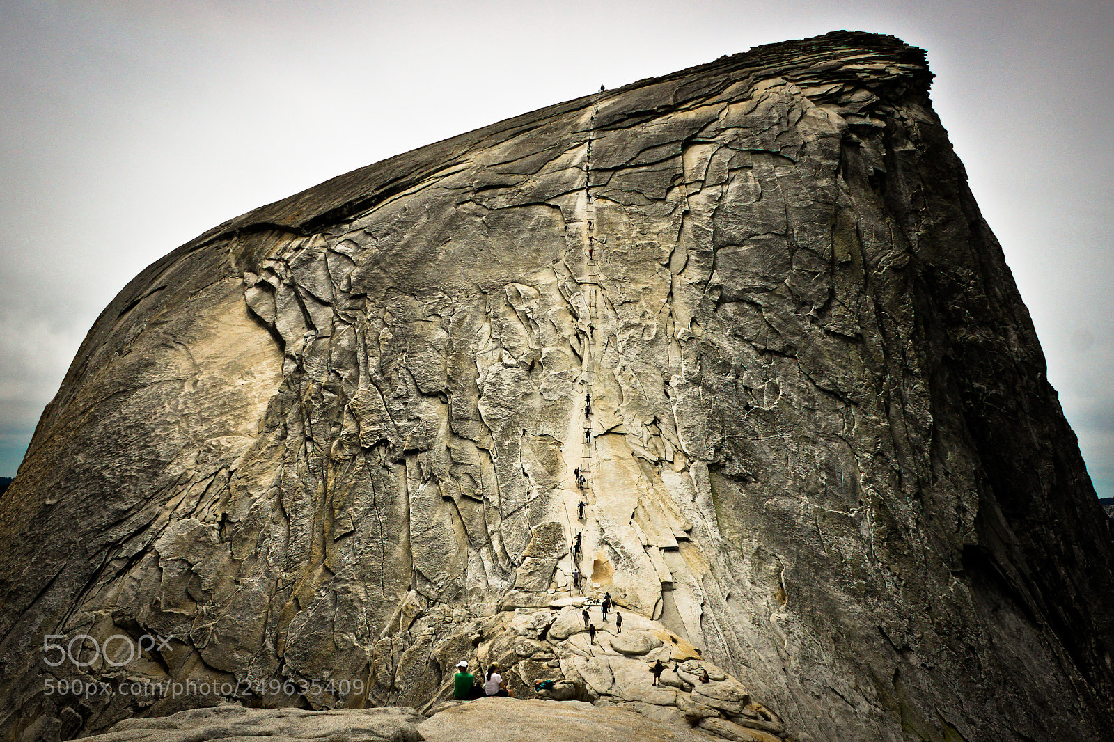 Canon EOS 500D (EOS Rebel T1i / EOS Kiss X3) sample photo. Half dome cables photography