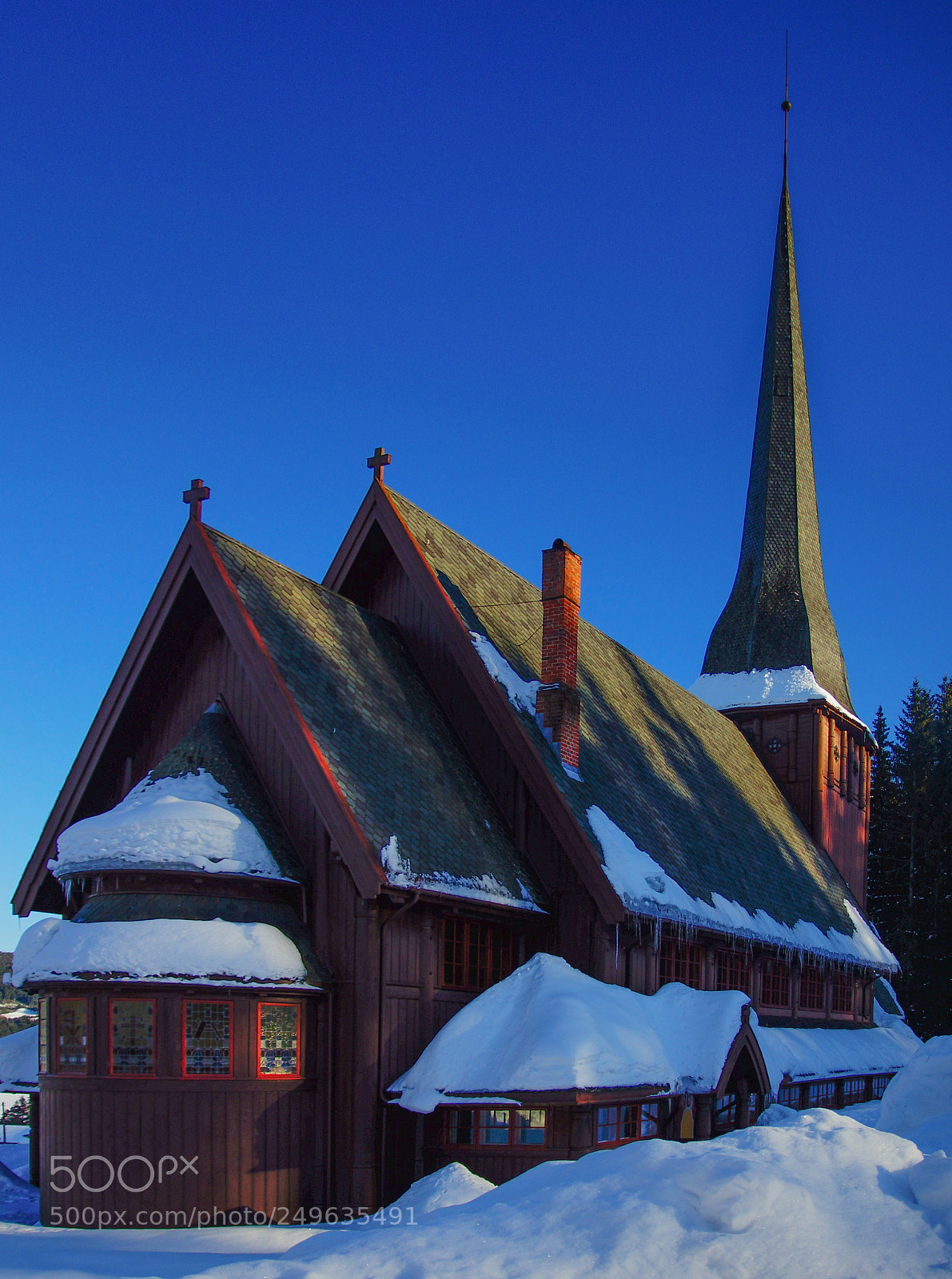 Sony SLT-A77 sample photo. Church in norway photography