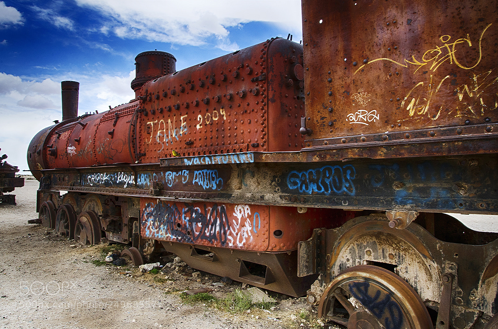 Nikon D7000 sample photo. Train graveyard uyuni bolivia 18 photography