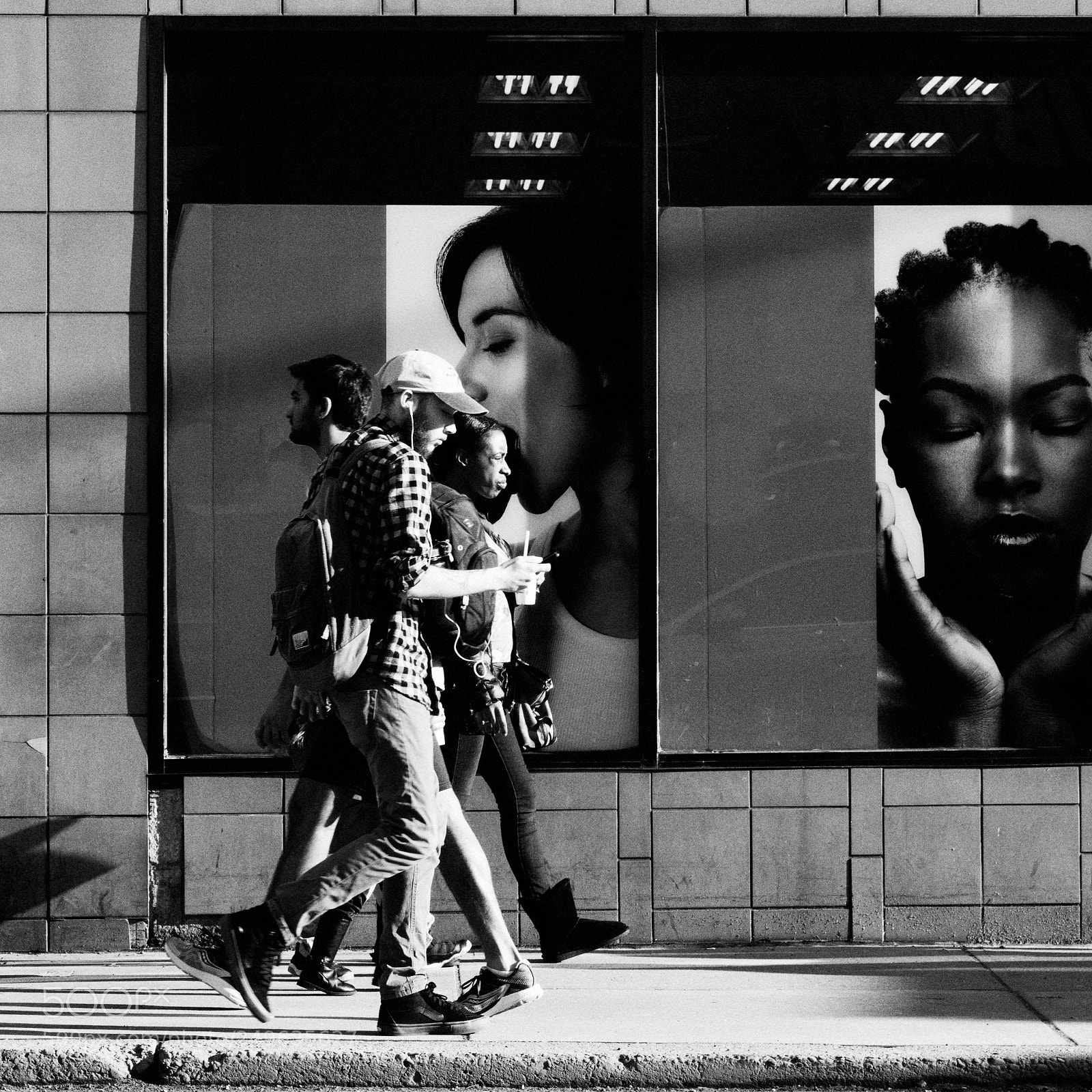 Sony a6500 sample photo. People walking in both photography