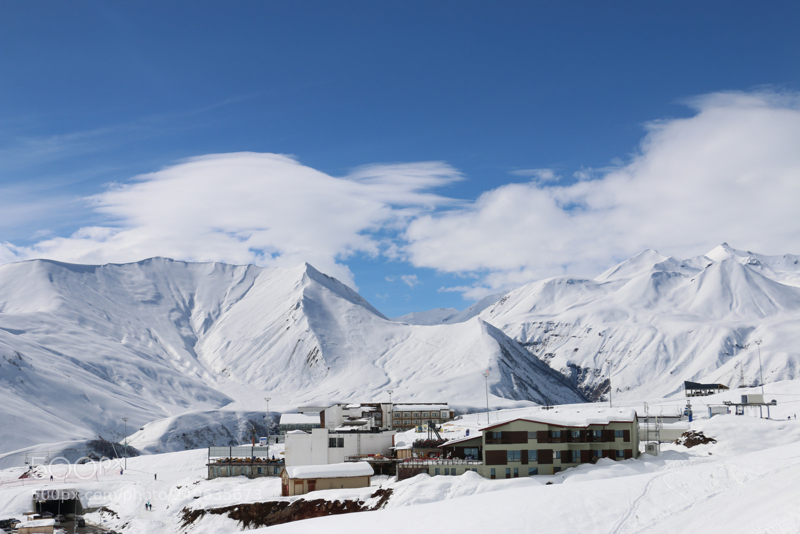 Canon EOS 70D sample photo. Scenic snow mountains photography
