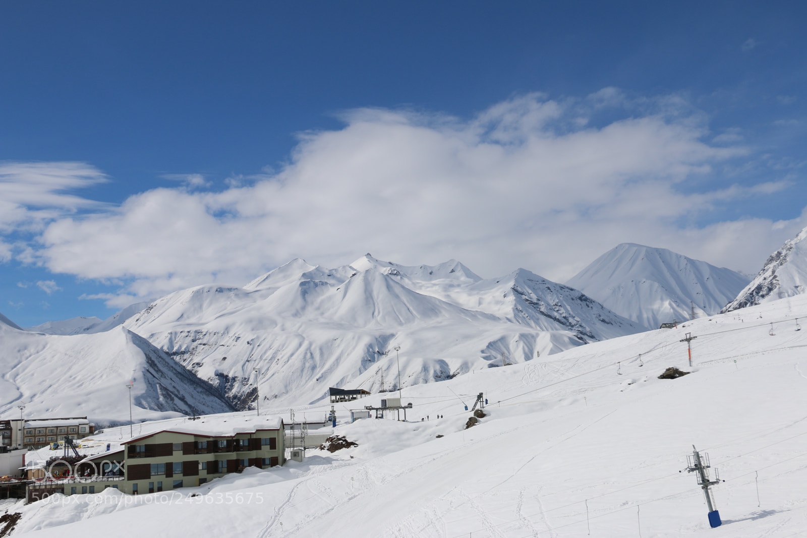 Canon EOS 70D sample photo. Scenic snow mountains photography