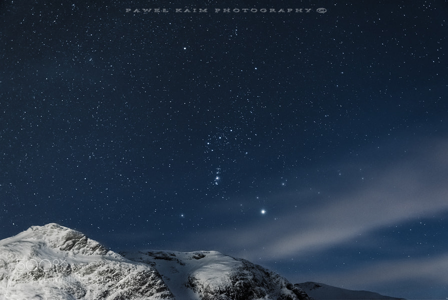 Nikon D5500 sample photo. Winter king orion photography