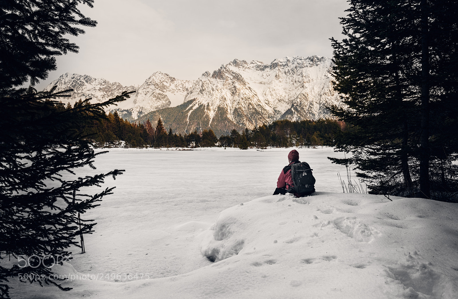 Canon EOS 6D Mark II sample photo. Frozen lake ii photography