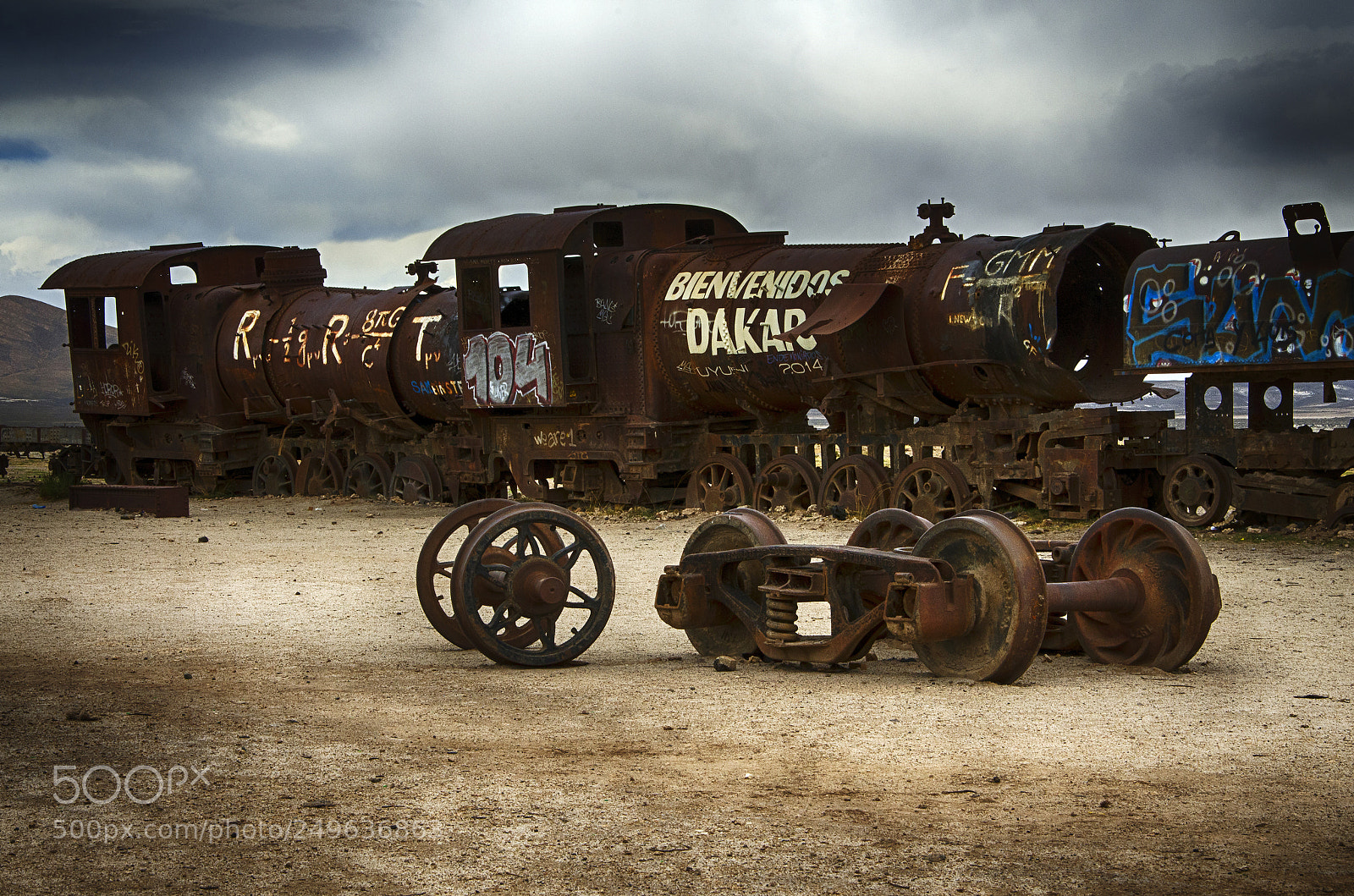 Nikon D7000 sample photo. Train graveyard uyuni bolivia 19 photography