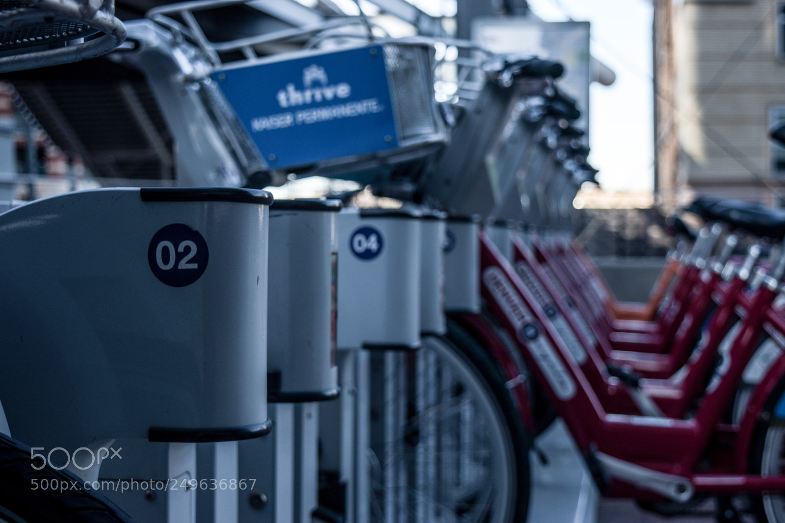 Nikon D5300 sample photo. Bike dock photography