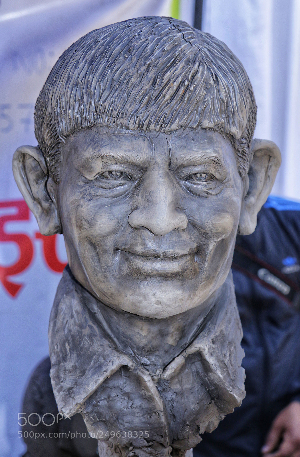 Canon EOS 70D sample photo. Clay portrait sculpture photography