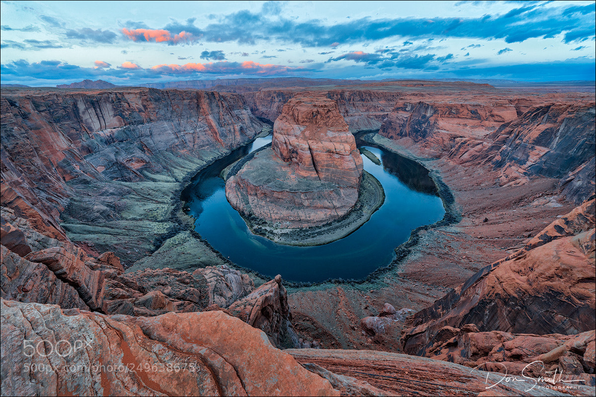 Sony a7R III sample photo. Dawn at horseshoe bend photography