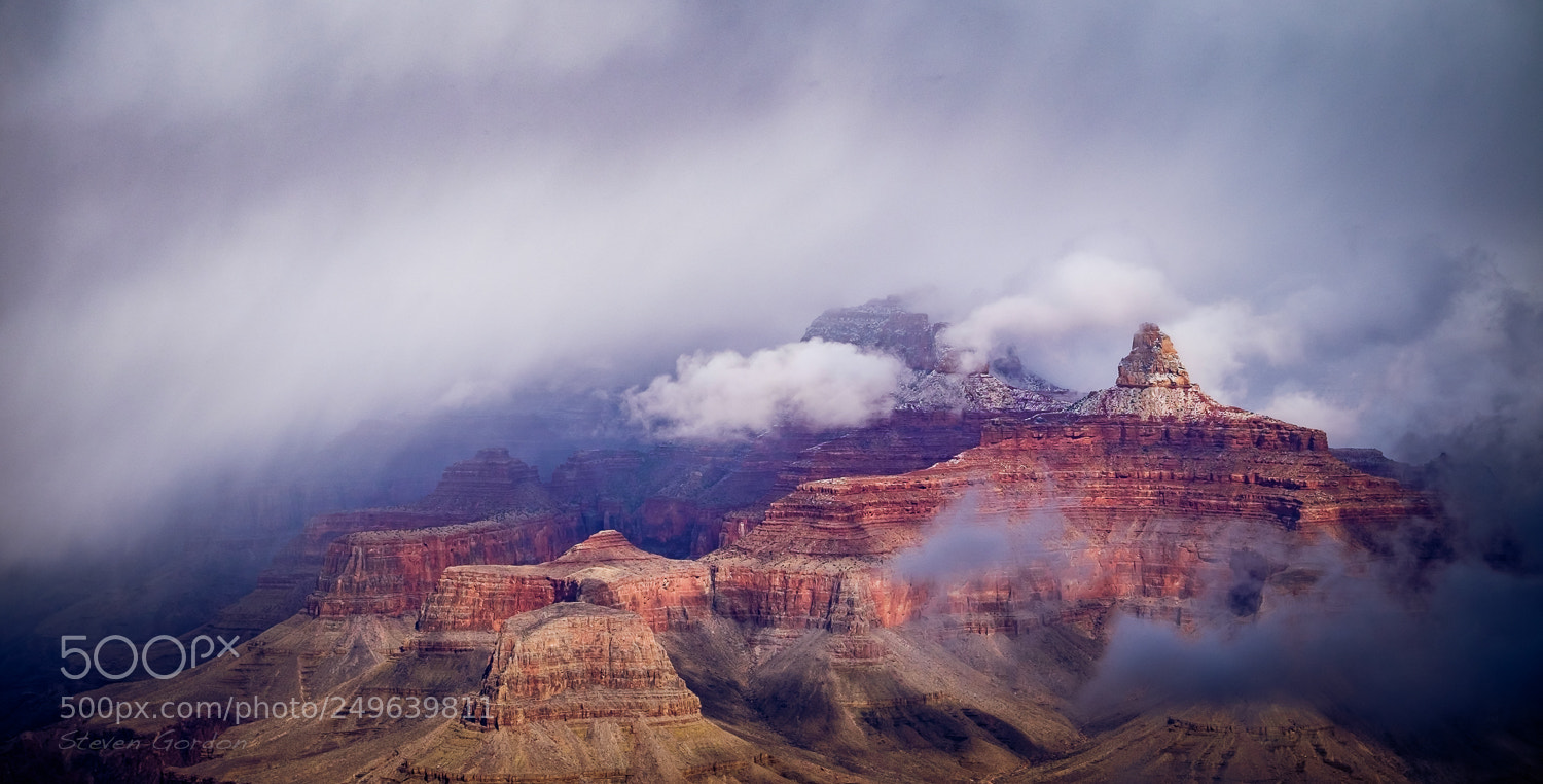 Fujifilm X-T1 sample photo. Grand canyon winter splendor photography