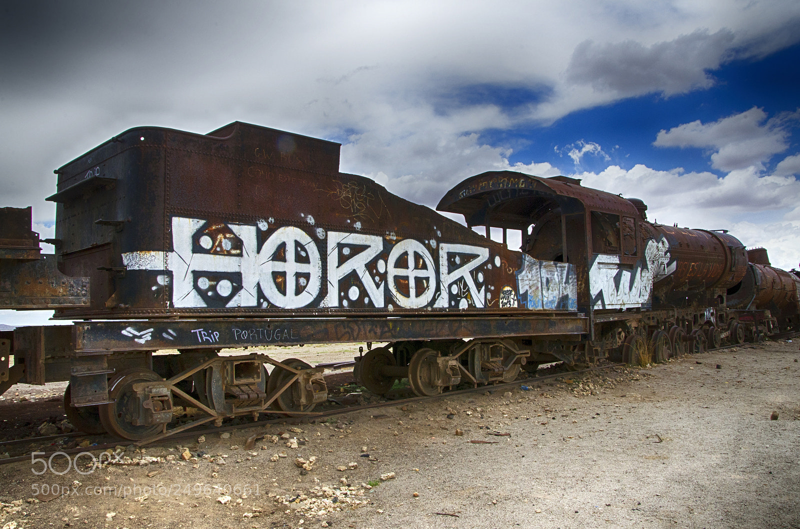 Nikon D7000 sample photo. Train graveyard uyuni bolivia 21 photography