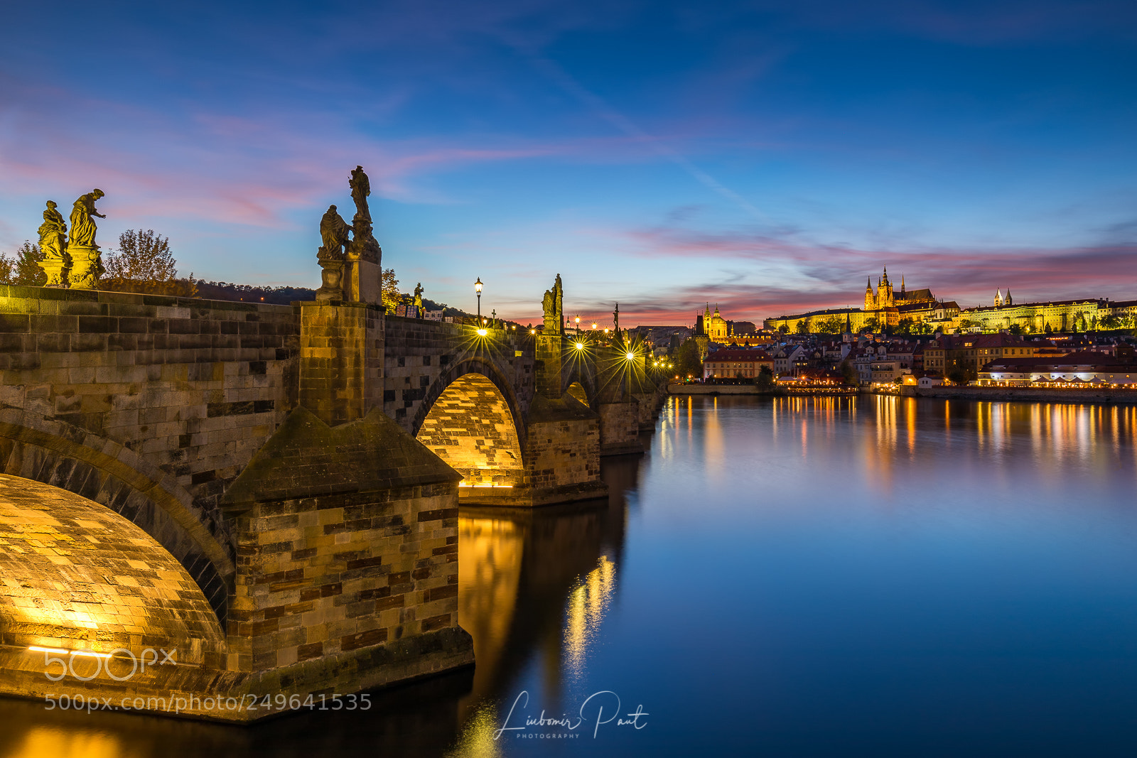 Canon EOS 5D Mark IV sample photo. Blue hour in prague... photography