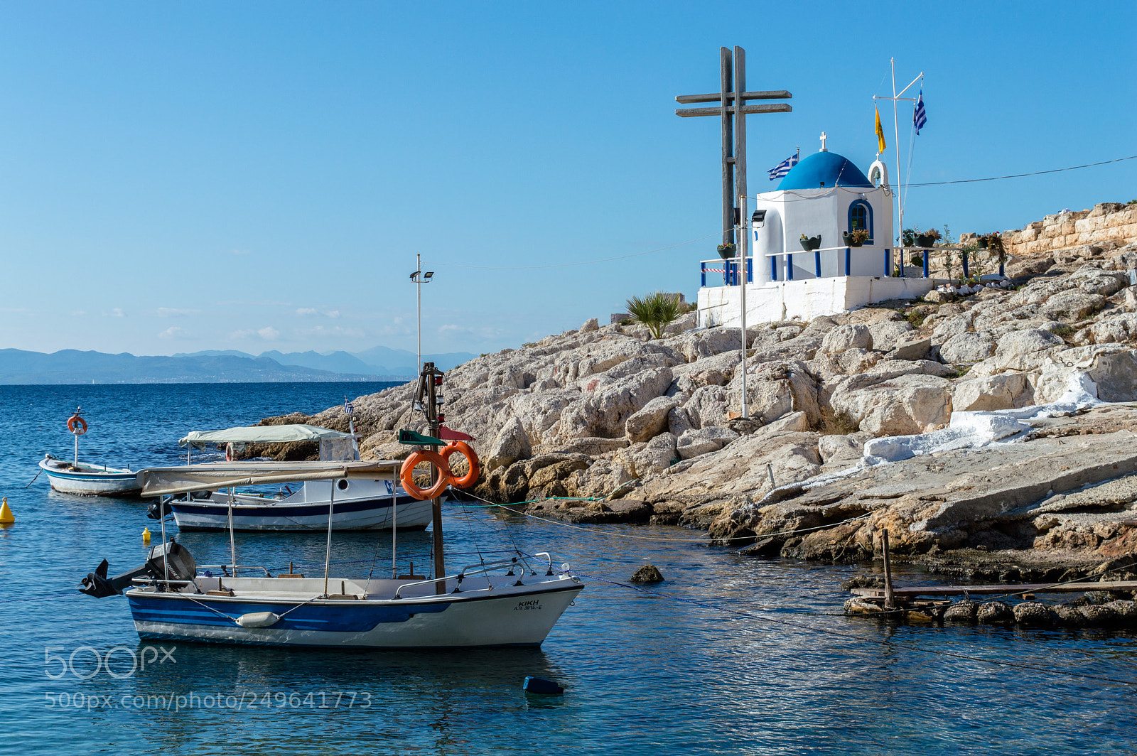 Nikon D3200 sample photo. Small port near piraeus photography