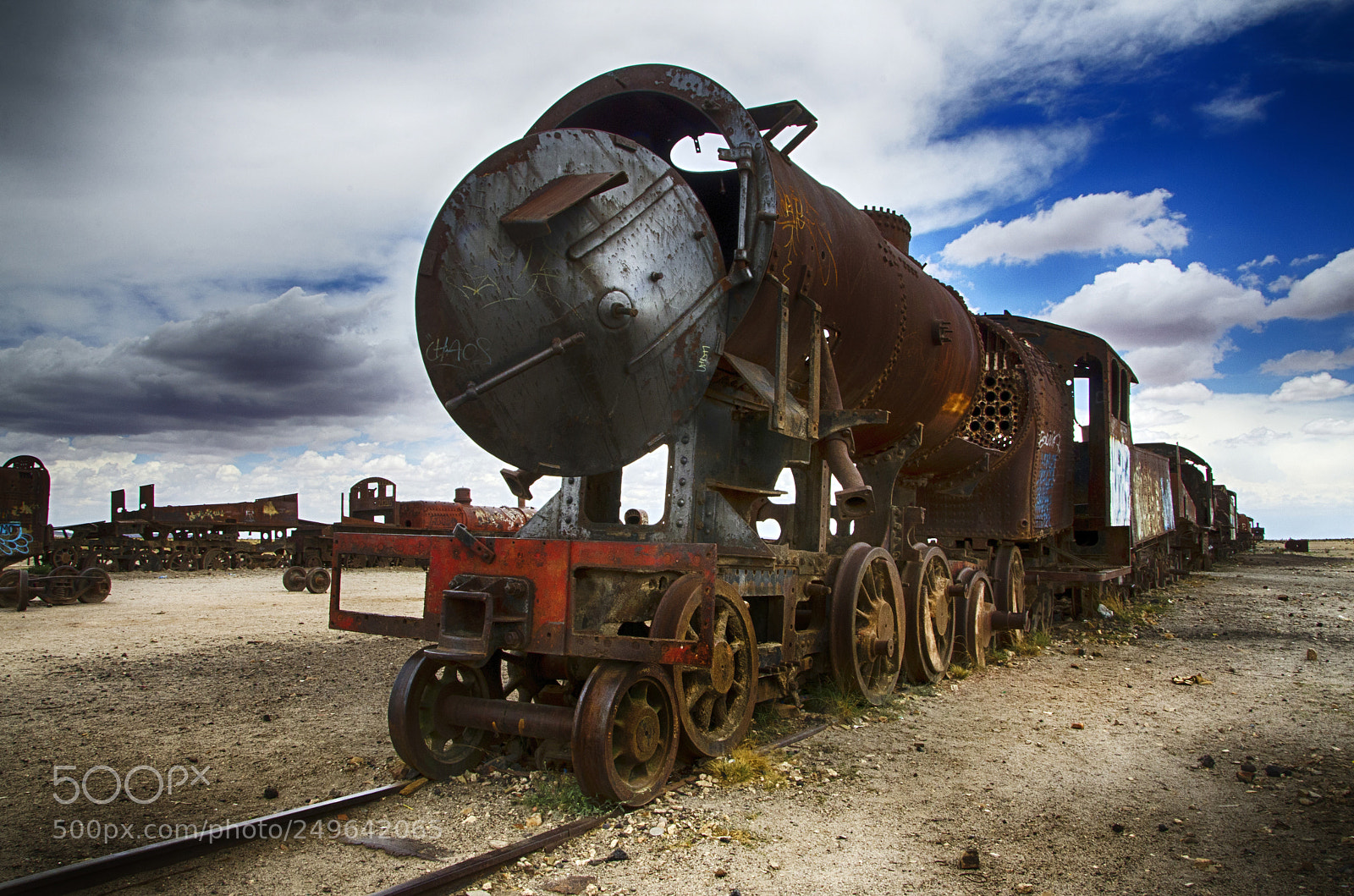 Nikon D7000 sample photo. Train graveyard uyuni bolivia 22 photography