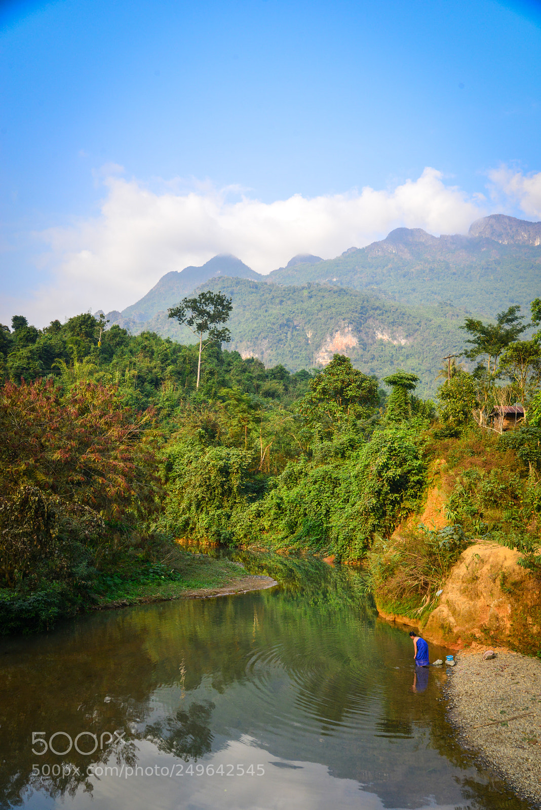 Nikon D800 sample photo. Bathing in the river photography